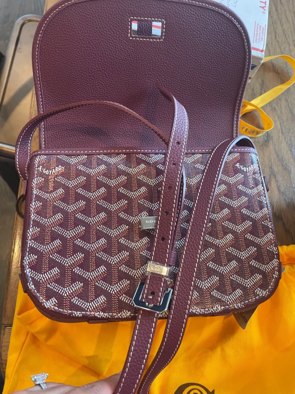 Goyard Belvedere Burgundy PM - NWT - Picture 9 of 10